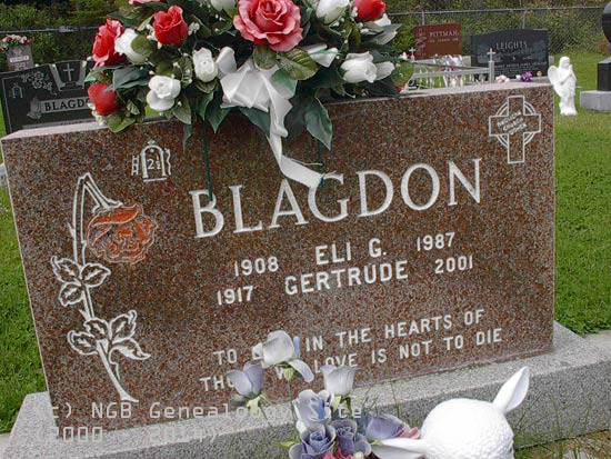 Eli & Gertrude Blagdon