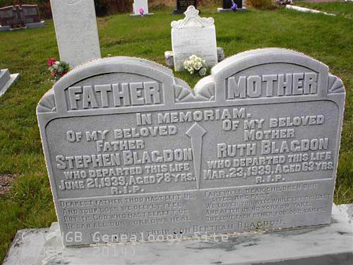 Stephen & Ruth Blagdon