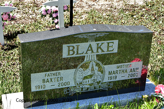 Baxter & Martha Ann Blake