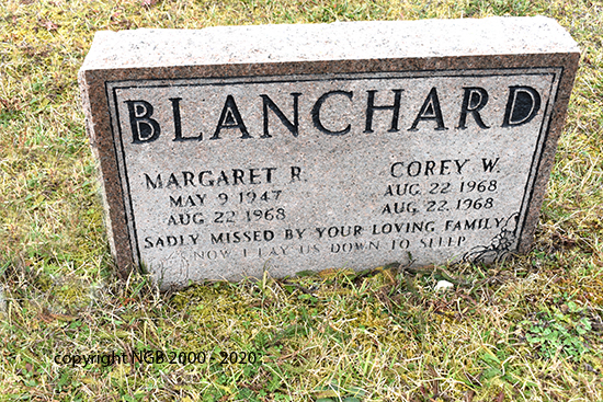 Margaret R. & Corey W. Blanchard