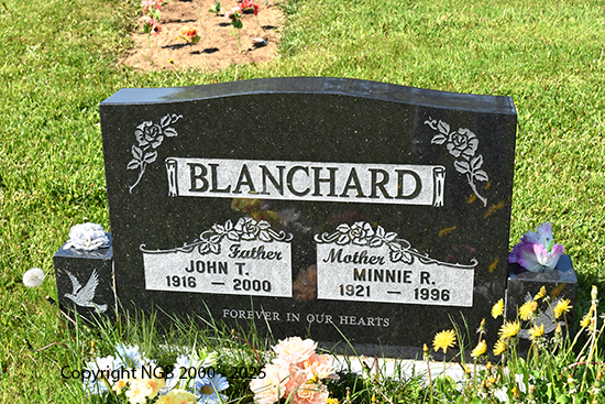 John T. & Minnie R. Blanchard