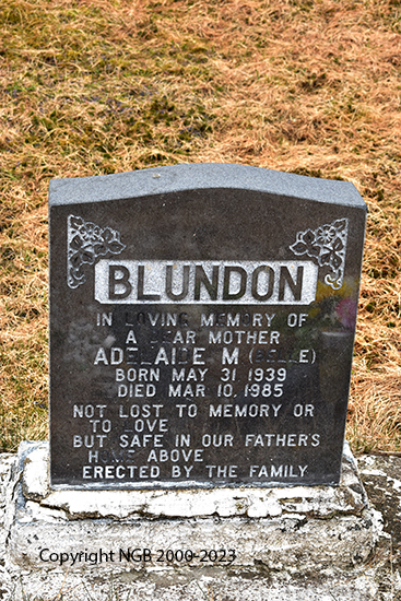 Adelaide M. Blundon