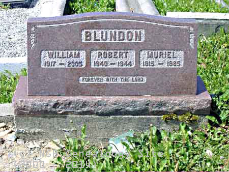 William, Robert and Muriel Blundon