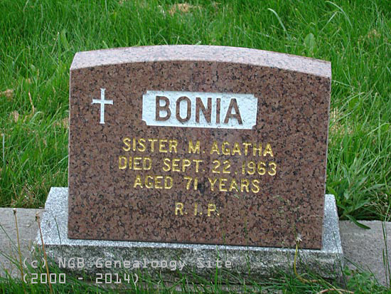 Sr. M. Agatha Bonia