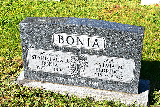 Stanislaus J. & Sylvia M Eldridge Bonia