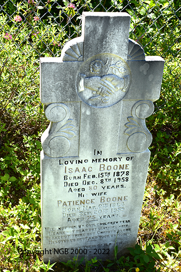 Isaac & Patience Boone