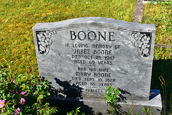 Jabez & Mary Boone