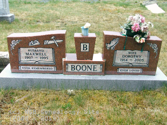 Maxwell & Dorothy Boone