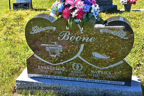 Warrick V. & Evangeline Boone