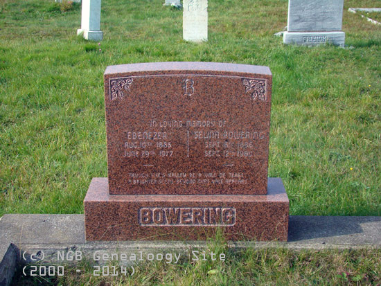 Ebenezer and Selina Bowering