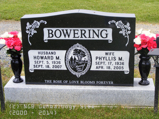 Howard M. and Phyllis M. Bowering
