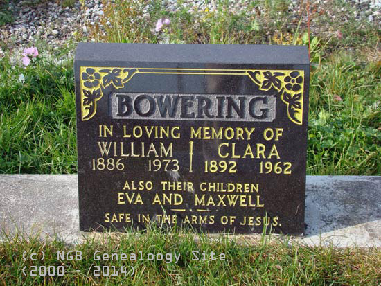 William and Clara Bowering