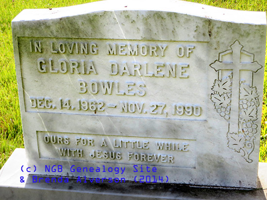 Gloria Darlene Bowles