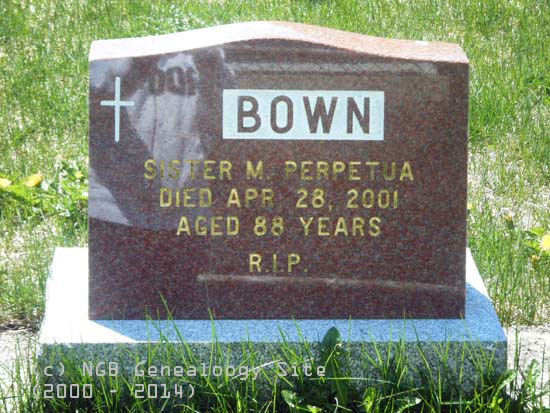 Sr. M. Perpetua Bown