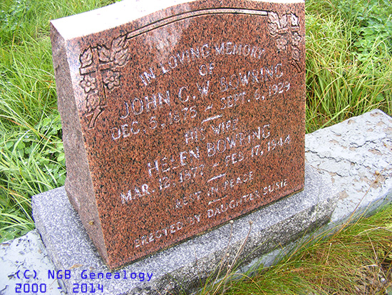 John C. W. & Helen Bowring