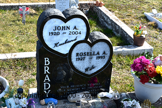 John & Rosella A. Brady