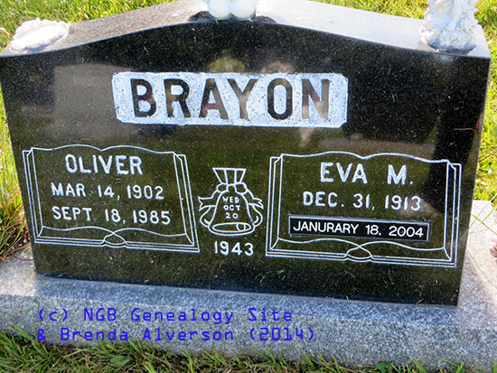 Oliver & Eva M. Brayon