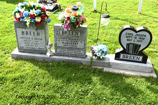 Patrick J, Margaret & Cyril Joseph Breen