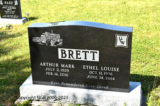 Arthur Mark & Ethel Louise Brett