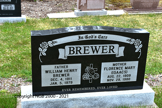 William Henry & Florence Mary Brewer