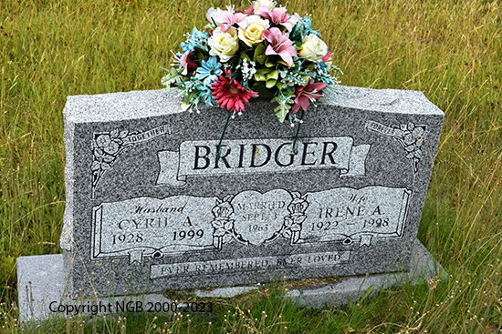 Cyril A. & Irene A. Bridger