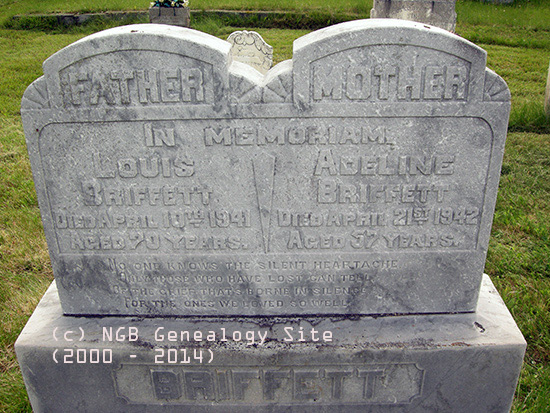 Louis & Adeline Briffett