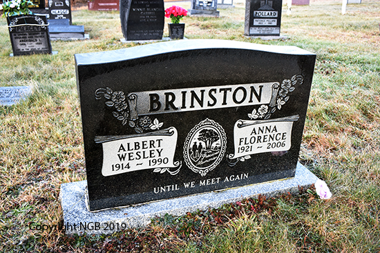 Albert Wesley & Anna Florence Brinston