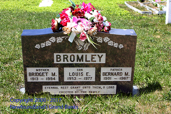 Bridget, louis & Bernard Bromley