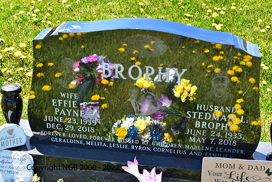 Stedman L. & Effie F. Brophy