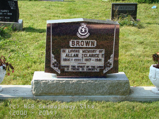Allan and Clarice Brown