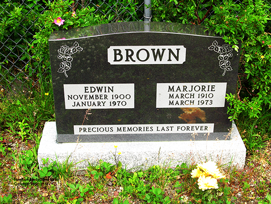 Edwin & Marjprie Brown