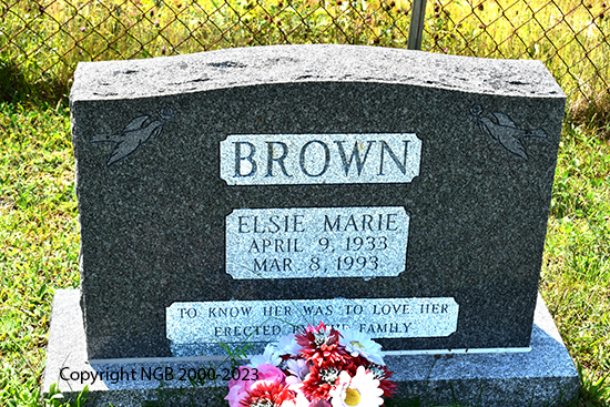 Elsie Marie Brown