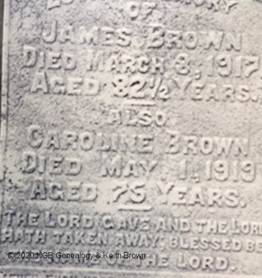 James & Caroline Brown