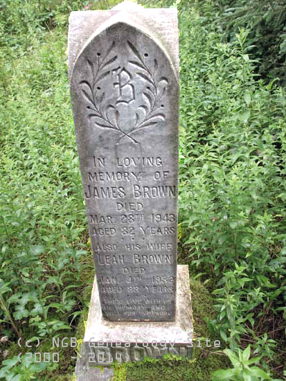 JAMES AND LEAH BROWN