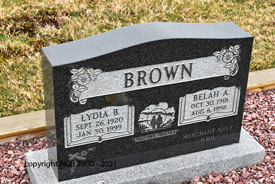 Lydia B. & Belah A. Brown