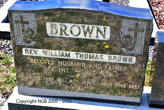 REv William Thomas Brown