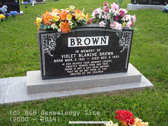 Violet Blanche Brown