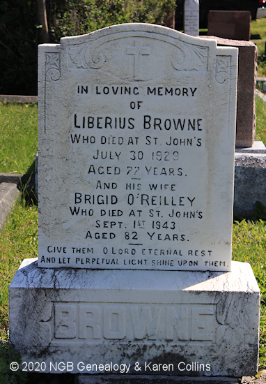 Liberius and Brigid Browne