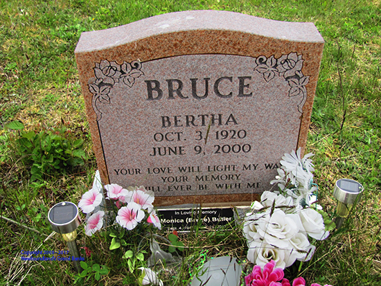 Bertha Bruce & Monica (Bruce) Butler