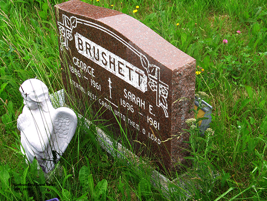 George & Sarah E. Brushett