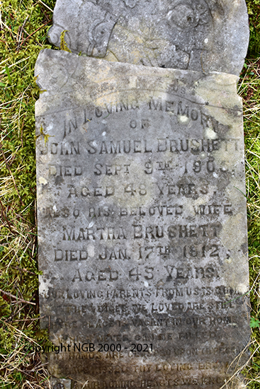 John Samuel & Martha Brushett