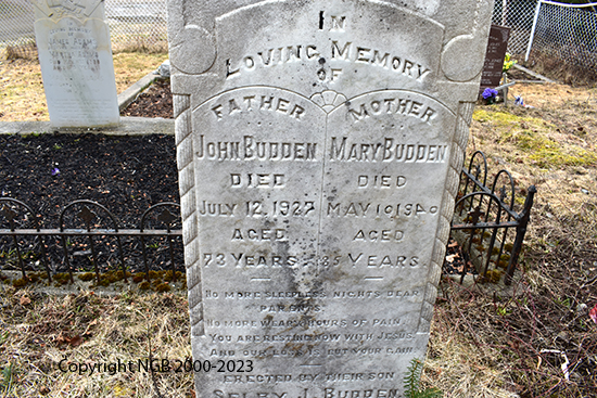 John & Mary Budden