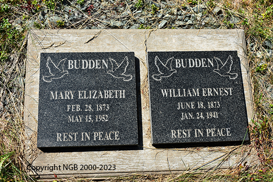 William Ernest & Mary Elizabeth Budden