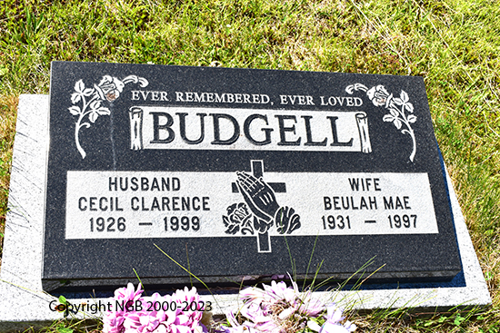 Cecil Clarence & Beulah Mae BUDGELL