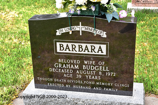 Graham & Barbara Budgell