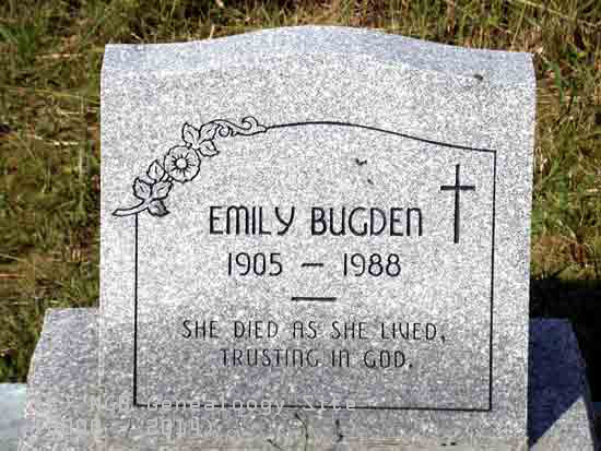 Emily BUGDEN
