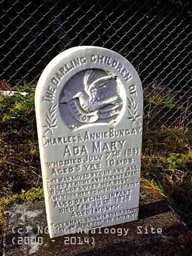 Ada Mary Bungay & Infant