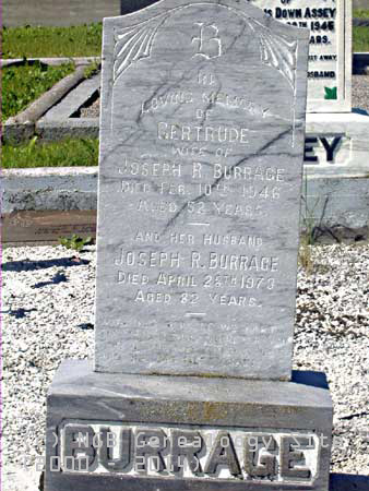 Joseph and Gertrude BURRAGE