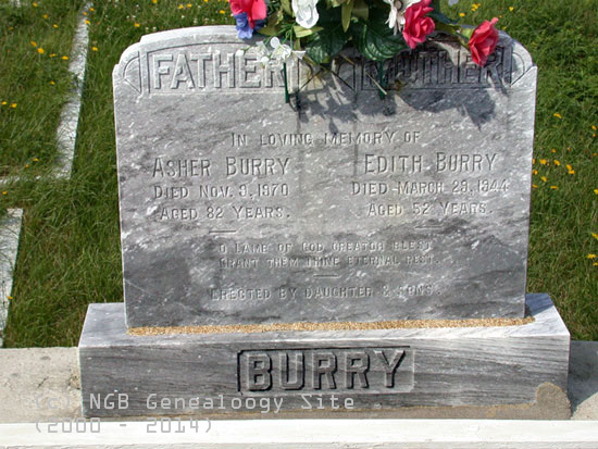 Asher and Edith Burry