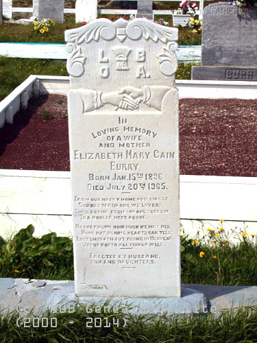 Elizabeth Mary Caine Burry